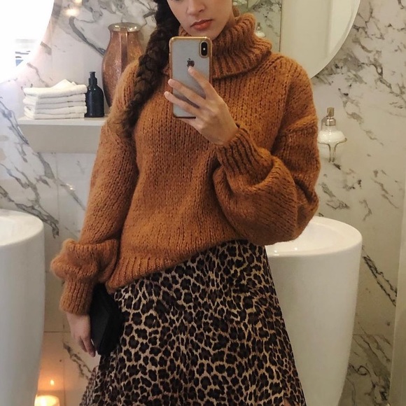 RIVER ISLAND Turtleneck Chunky‎ Knit Sweater. Size XS - Picture 2 of 10